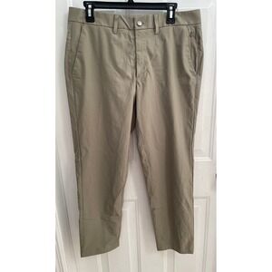 CRZ Yoga Pant Slim Warpstreme Khaki Tan Men Chino Trousers